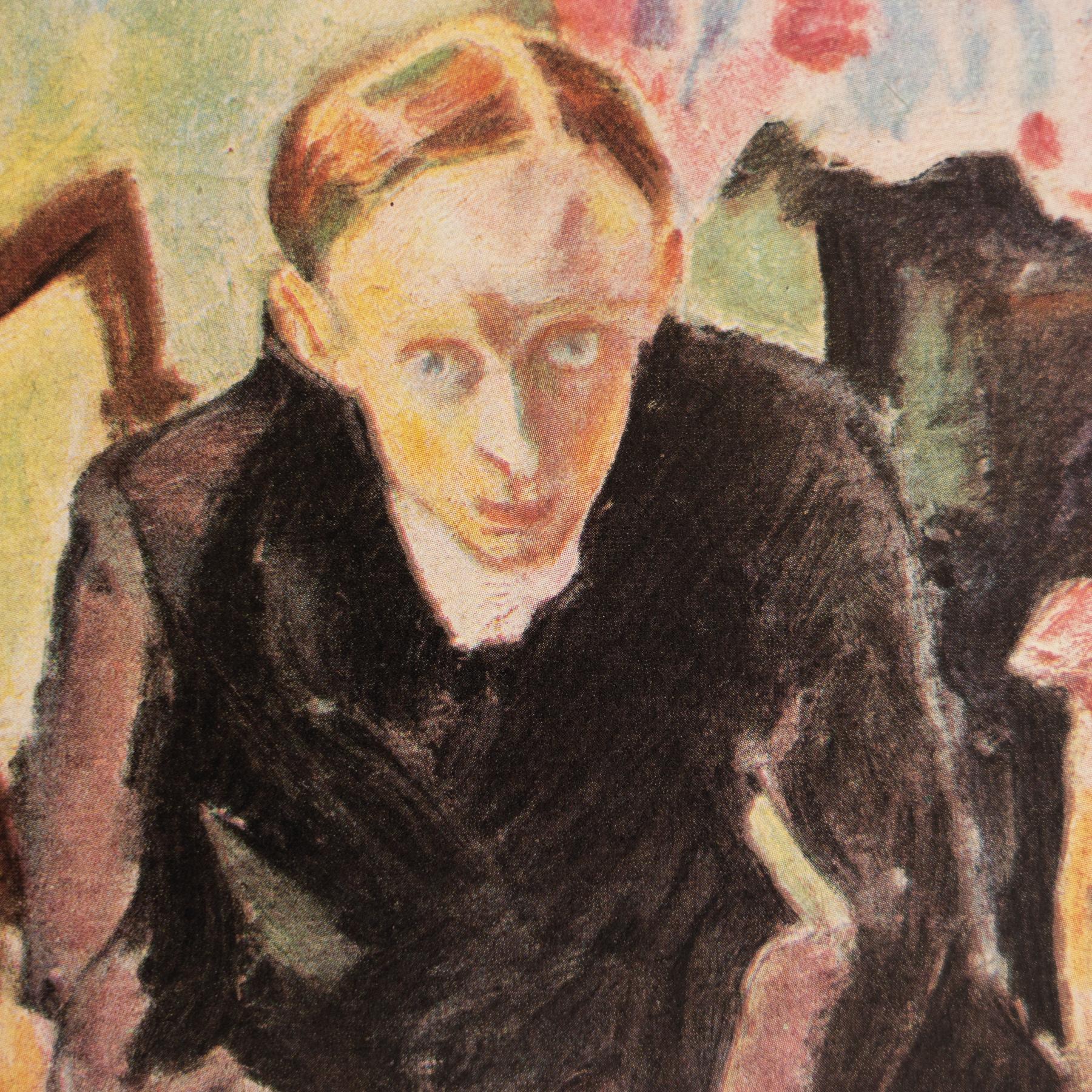 Othon Friesz Farb Cliche Fauvist Arwork gerahmt von Editions du Chene, 1948 (Mitte des 20. Jahrhunderts) im Angebot