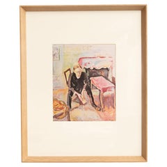 Othon Friesz Farb Cliche Fauvist Arwork gerahmt von Editions du Chene, 1948