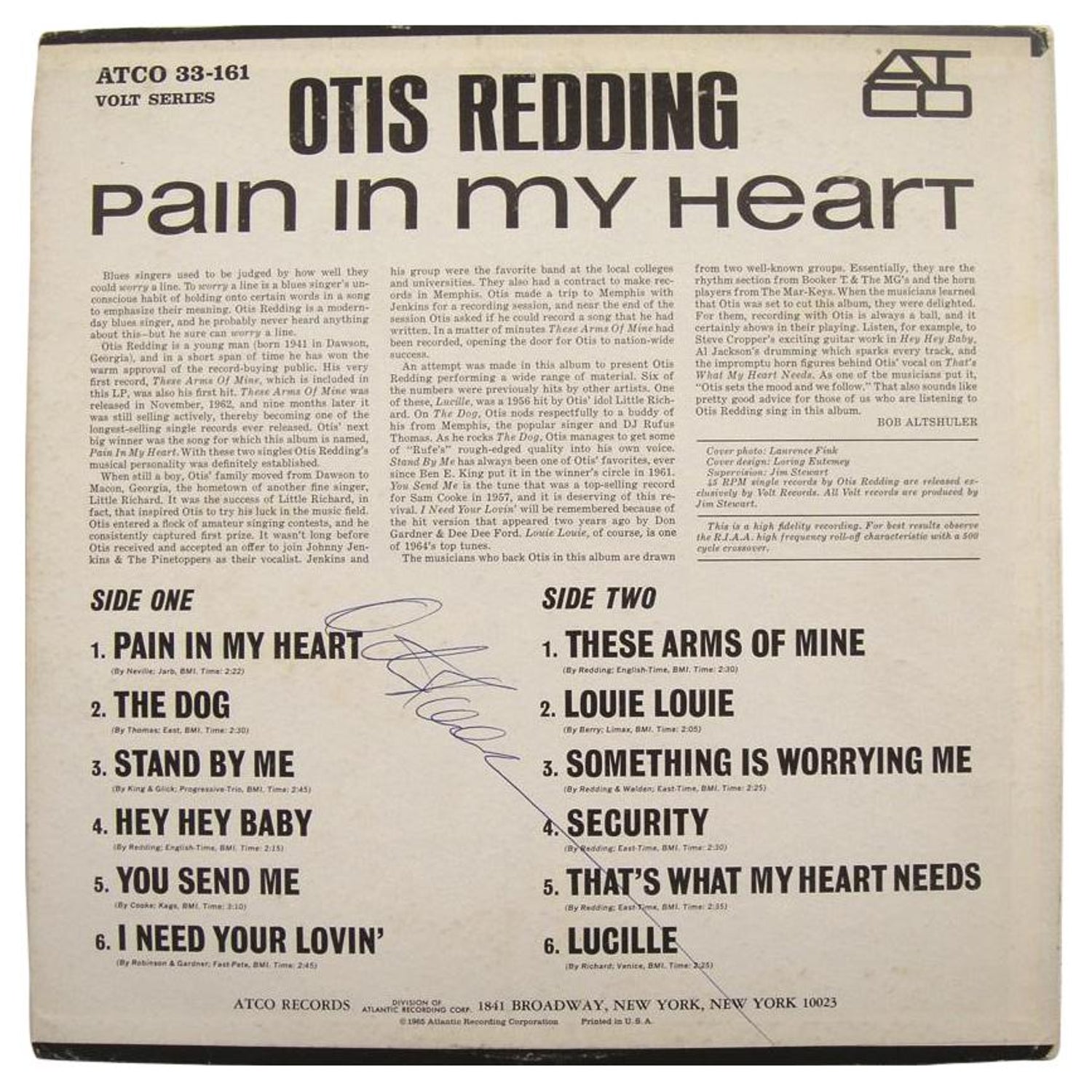 Hail Hail Rock and Roll" Autographed Album Cover For Sale at 1stDibs