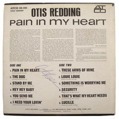Otis Redding Signed Album Cover