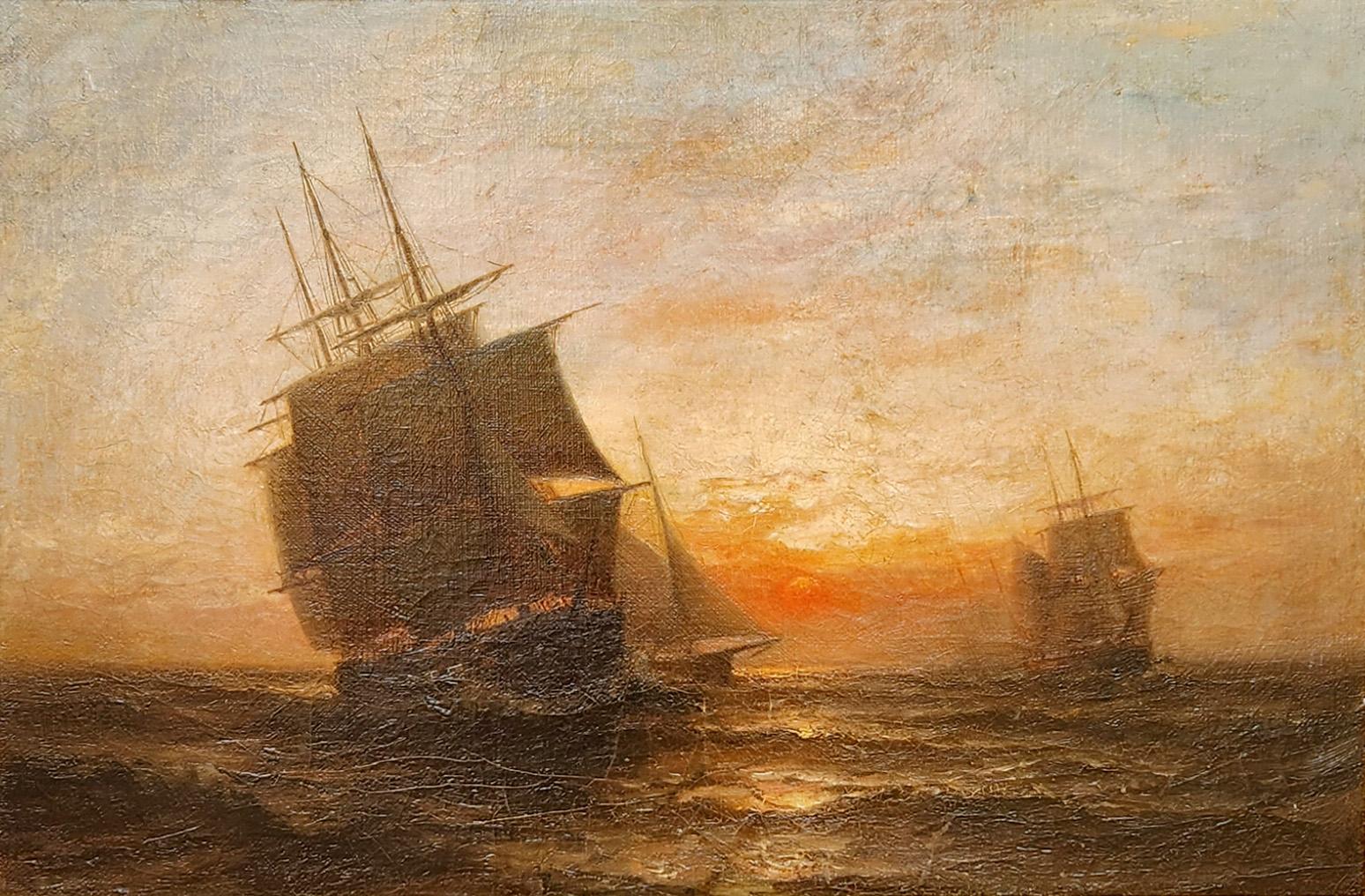 Ships At Sunset For Sale 1