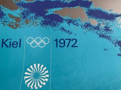 Otl Aicher Olympic Games Munich 1972, Sailing Yachting, Original Poster