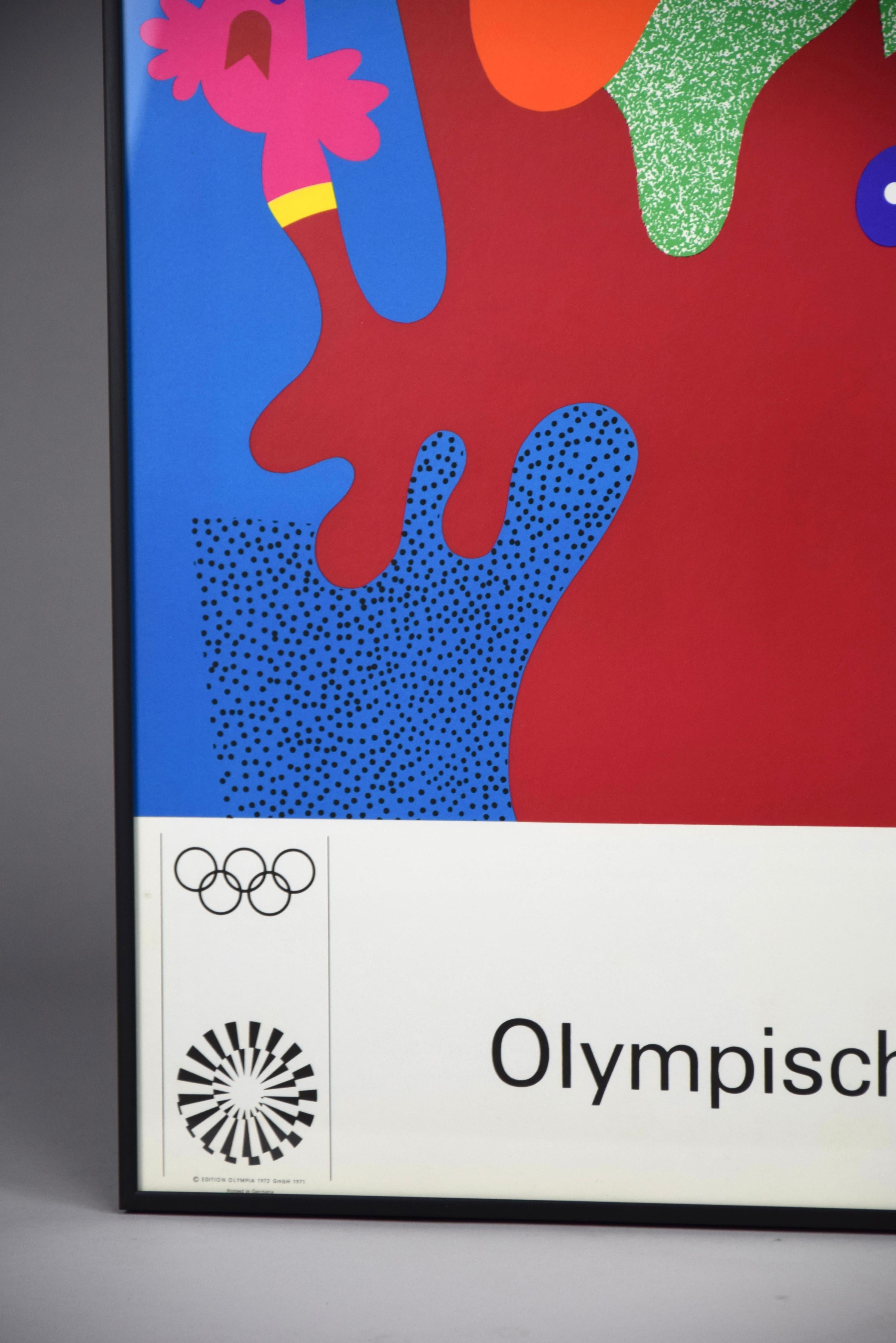 Otmar Alt Original 1972 Olympisches Plakat (Deutsch) im Angebot