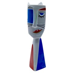 Otmar Alt per Rosenthal Portacandele "Gatto", Germania 1980s