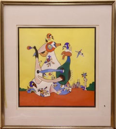 Otmar Alt, Abstract Art Print, hand signed and numbered.