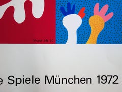 Die Maskottchen - Siebdruck (Olympische Spiele München 1972)
