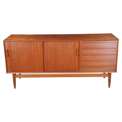 Otmar Danish Scandinavian Modern Teak Credenza Buffet Console Sideboard MCM 71"