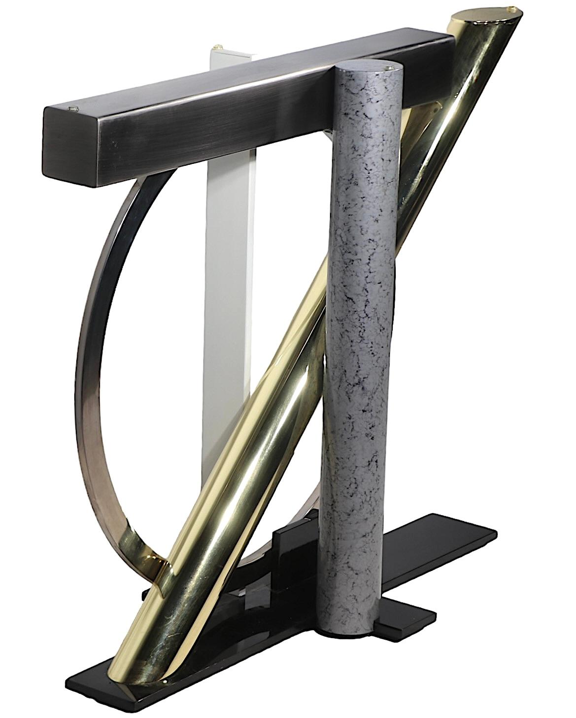 Post-Modern Oto Console Table  For Sale