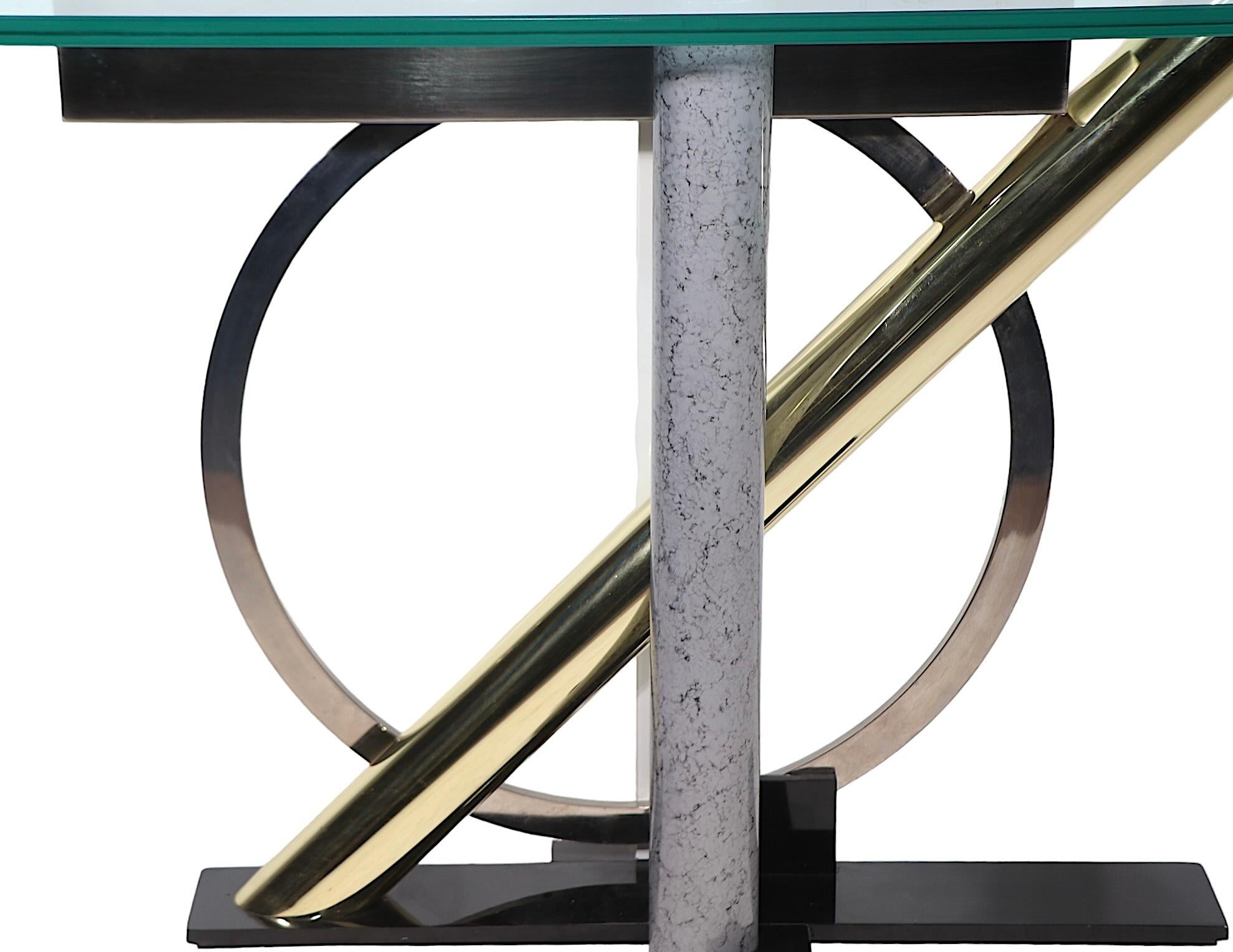 Late 20th Century Oto Console Table  For Sale