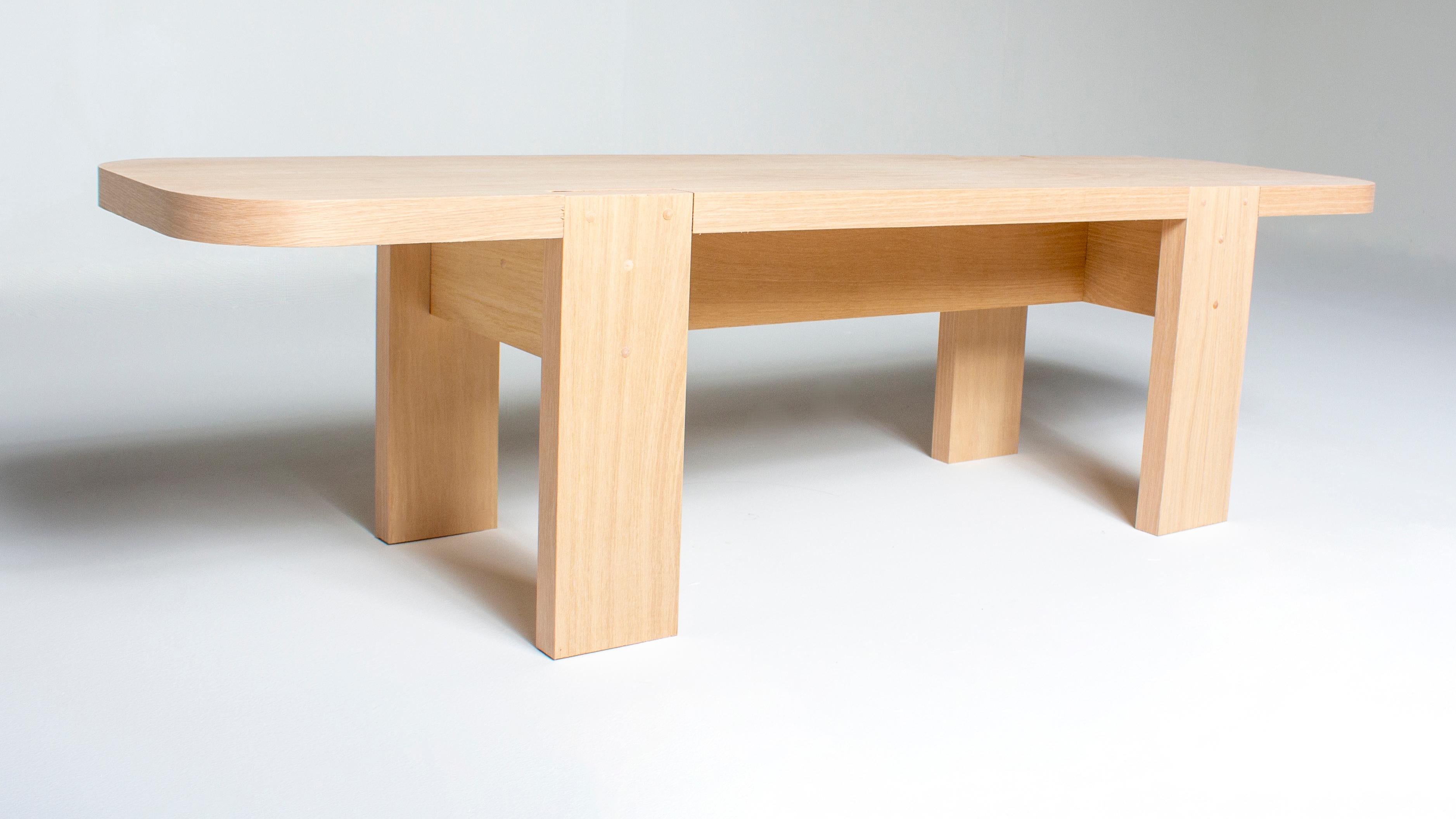 Scandinavian Modern Oto-San Japanese inspired Coffee Table by Tronk Design For Sale