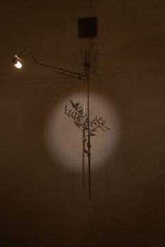 Otra Surface-Mounted Wall Light in Stainless Steel & Brushed Brass by Nuumbra