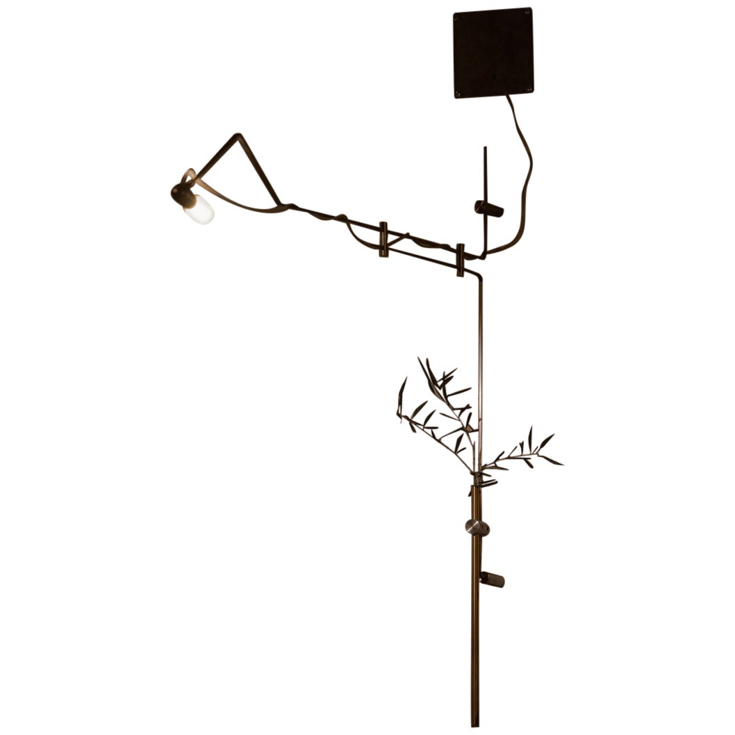 Otra Aplique de Pared de Acero Inoxidable y Latón Cepillado by Nuumbra en venta