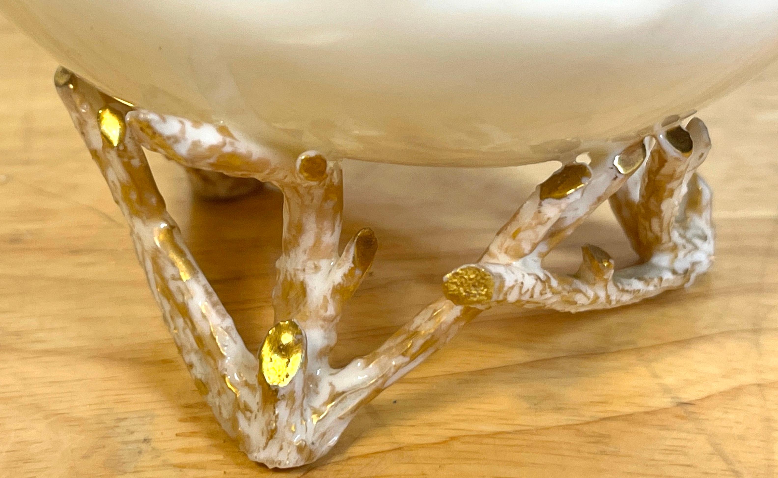 Ott & Brewer American Belleek, Aesthetic Movement Bowl 1