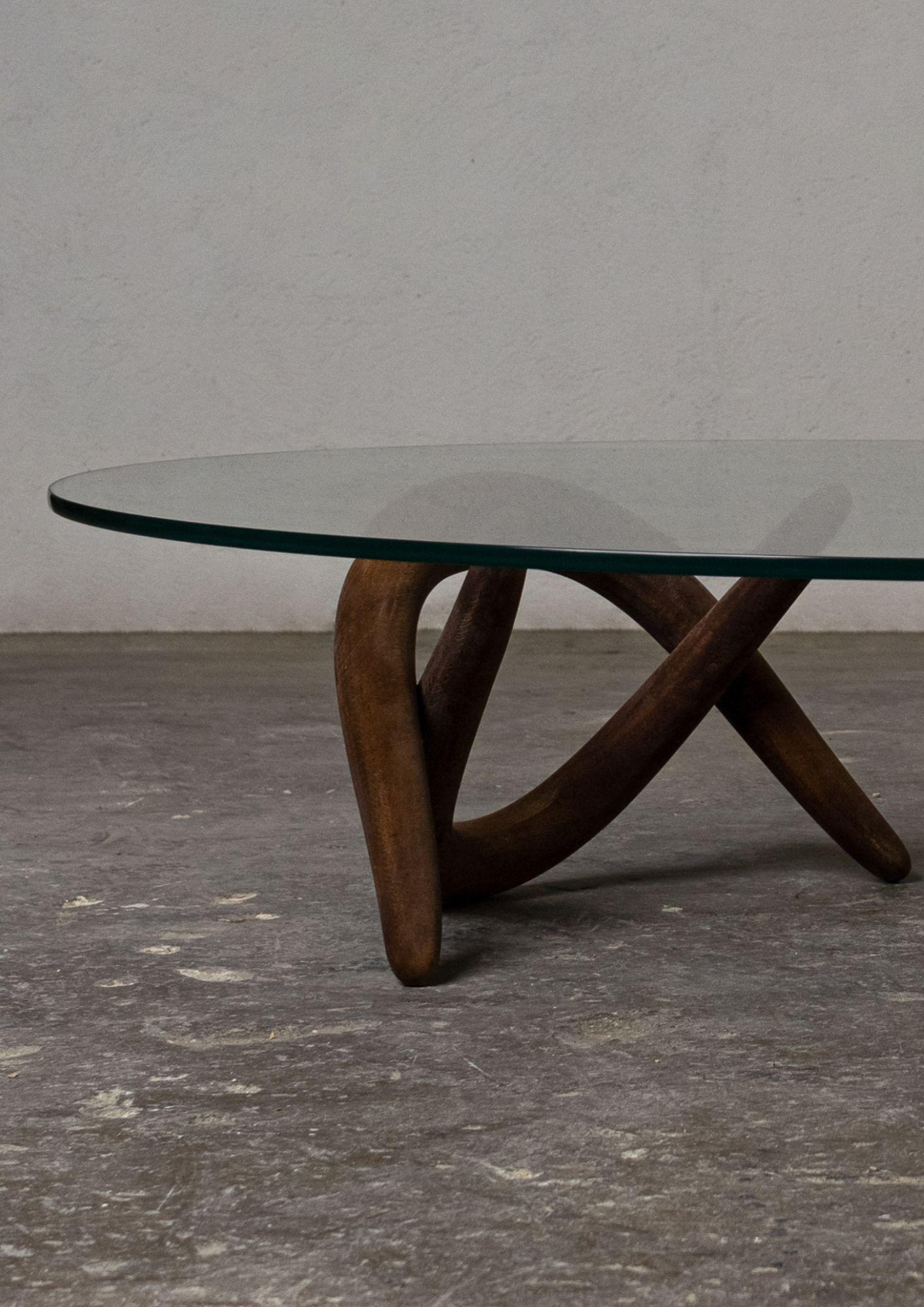 Hand-Painted Otta Coffee Table by Pedro Ávila For Sale