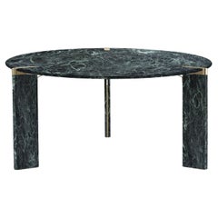 Ottanta Round Green Dining Table by Lorenza Bozzoli