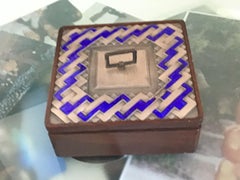 Ottaviani Box Silber 925 Holz:: 1960:: Italien