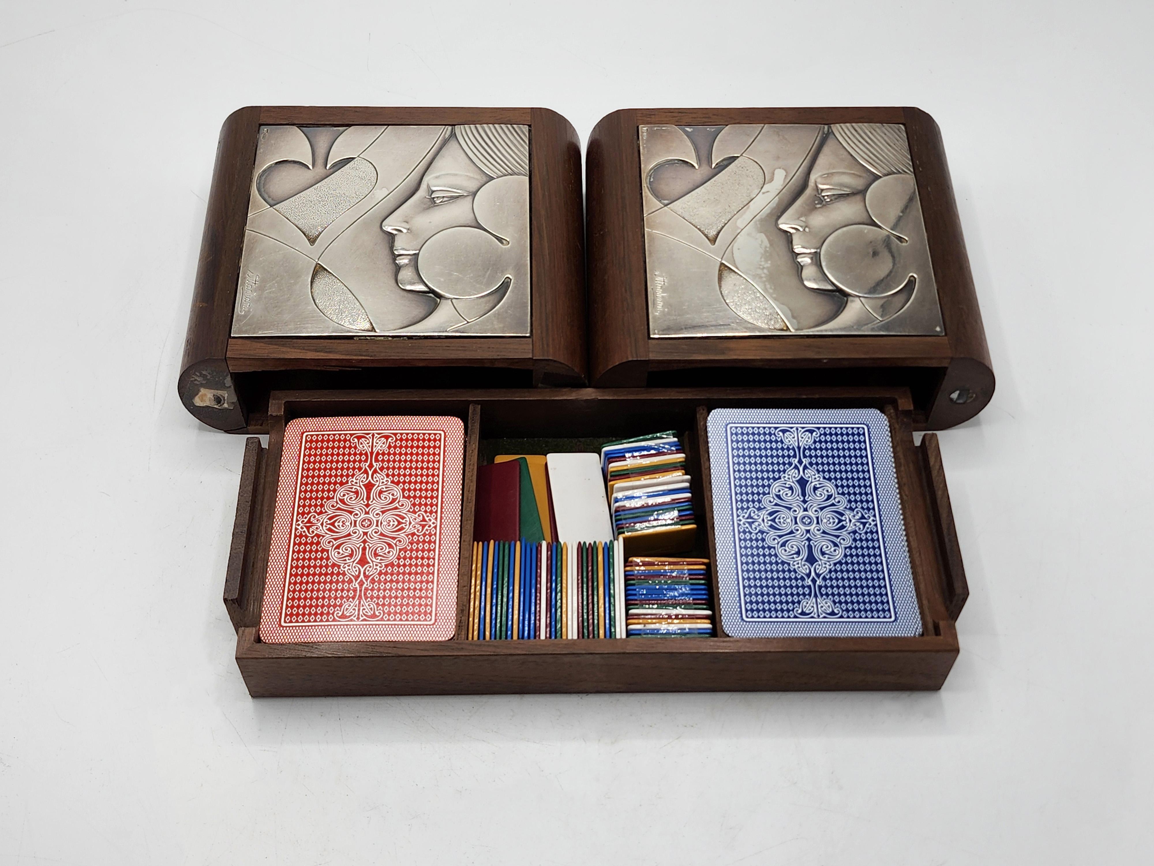 Ottaviani Italienisches Spiel Kartenspiel Box (20. Jahrhundert) im Angebot