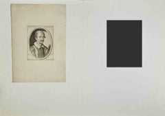 Portrait - Etching by Ottavio Leoni - 19th Century