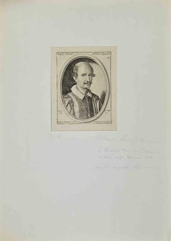 Ritratto - Acquaforte di Ottavio Leoni - XIX secolo