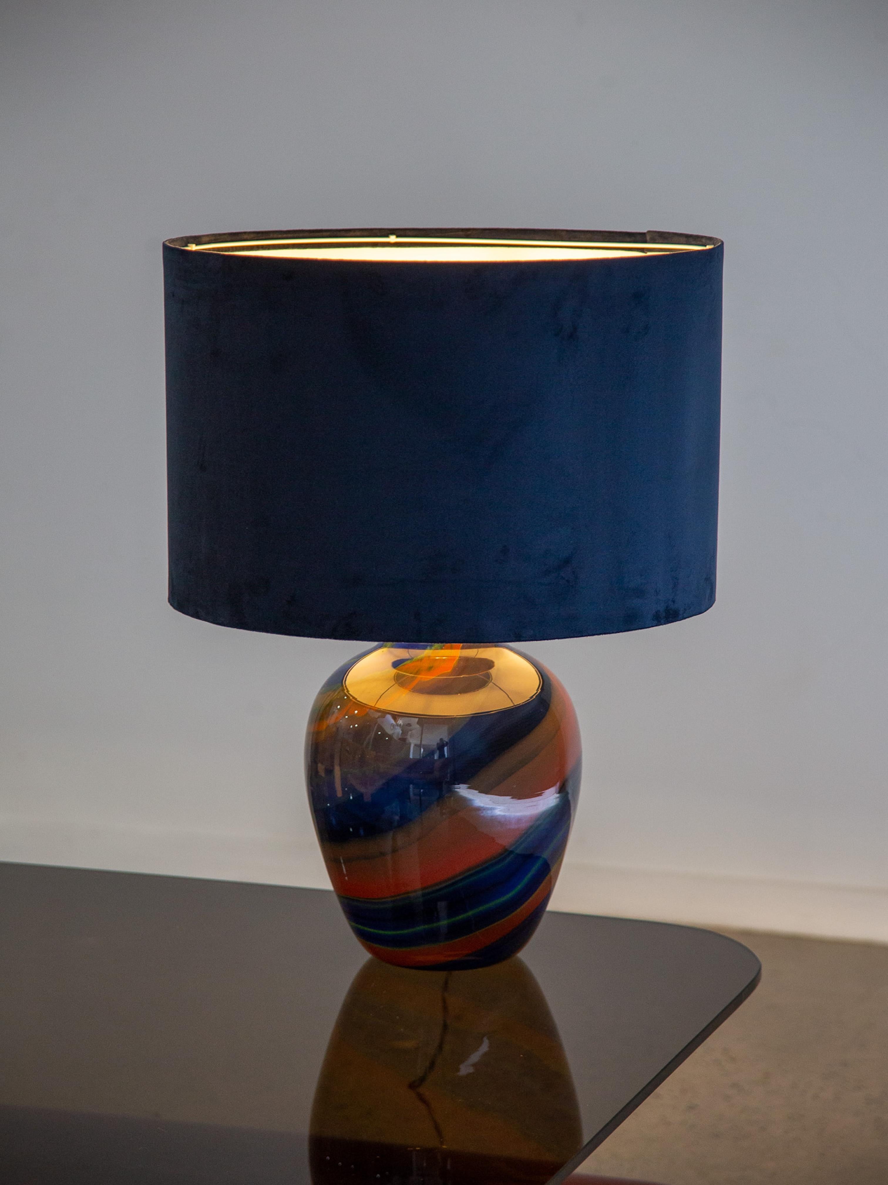 Postmoderne Lampe de bureau Ottavio Missoni Eos en verre de Murano soufflé à la main en vente
