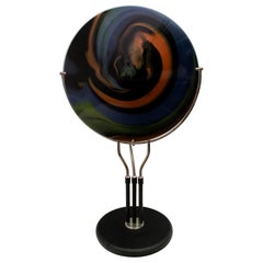 Ottavio Missoni Italian Murano Glass "Mercurio" Table Lamp for Arte Vetro, 1980