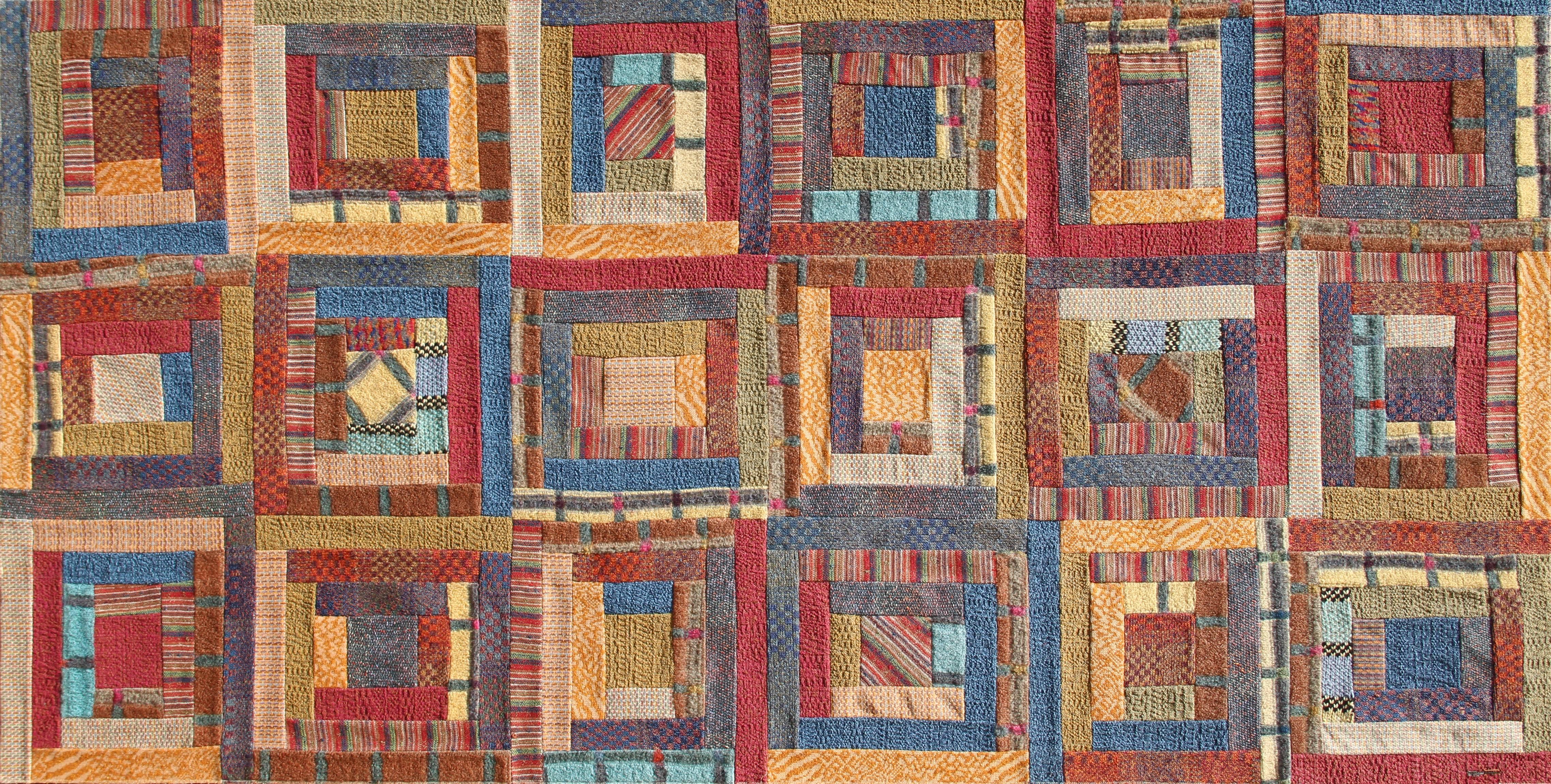 Large Missoni Wool Tapestry Wall Hanging - Mixed Media Art by Ottavio Missoni