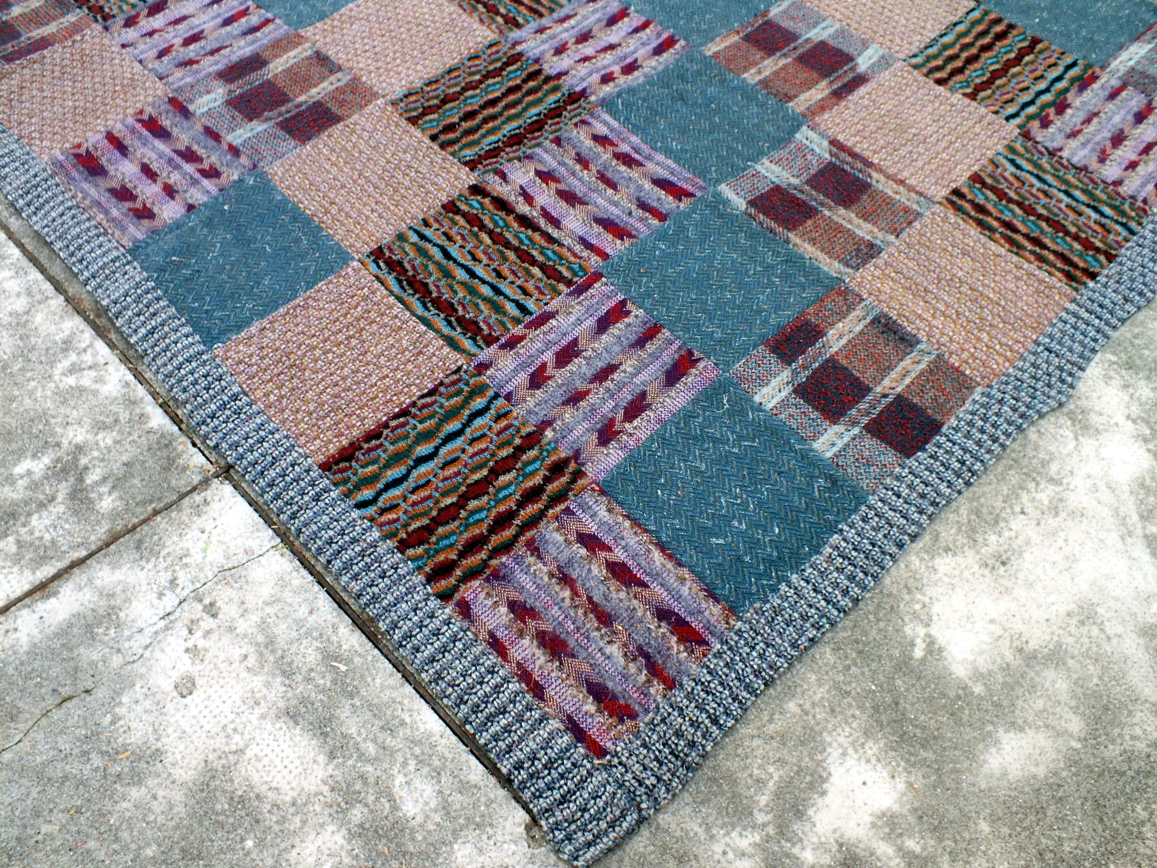 Ottavio Missoni Patchwork in Wool Series Arras, Design in Years ’70 for Saporit For Sale 2