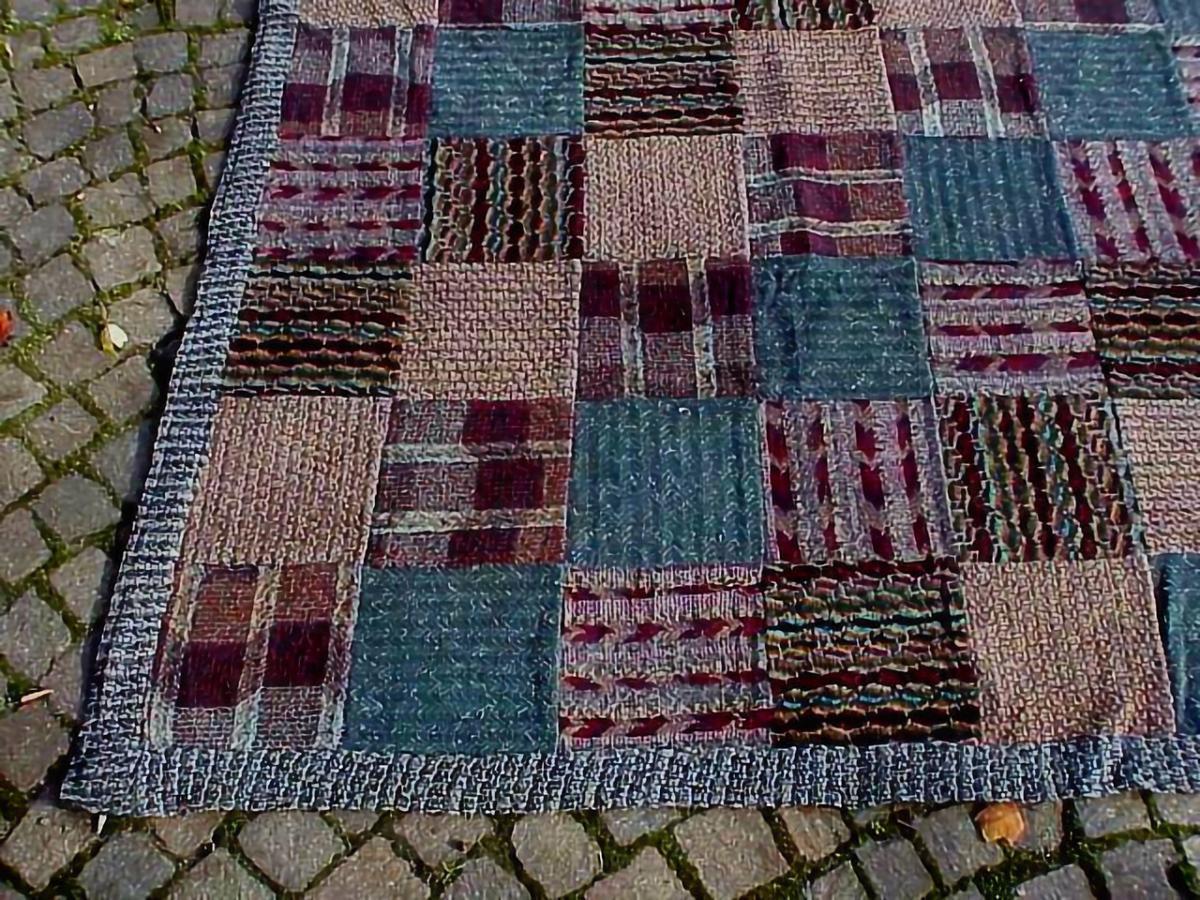 Late 20th Century Ottavio Missoni Patchwork in Wool Series Arras, Design in Years ’70 for Saporit For Sale