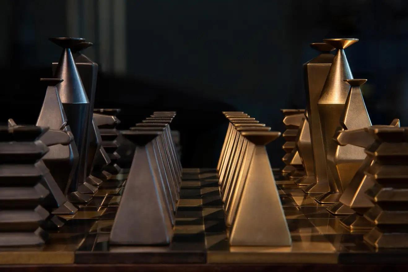 English Otterburn Chess Set by Novocastrian