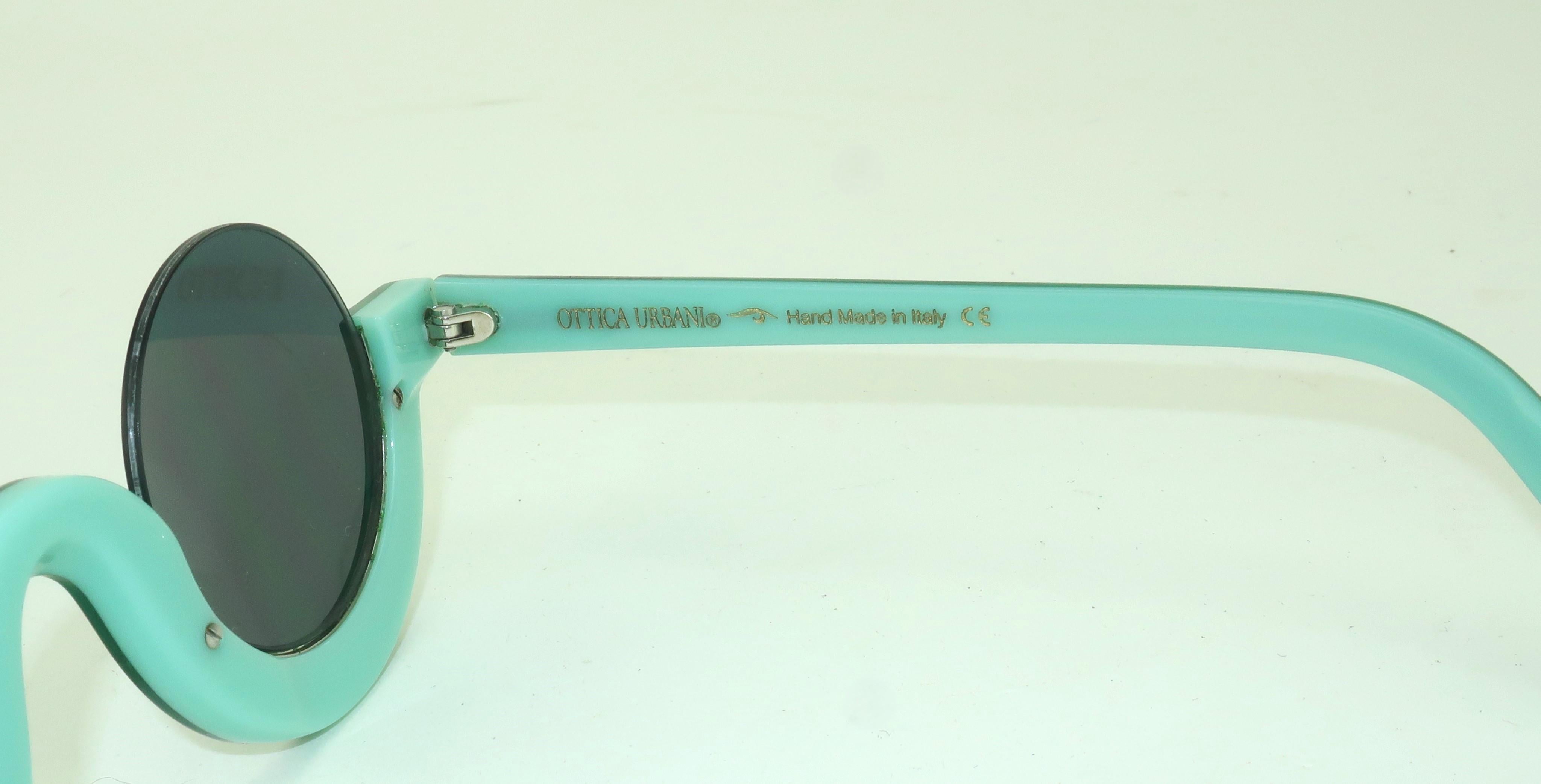 Lunettes de soleil italiennes Ottica Urbani Green 6