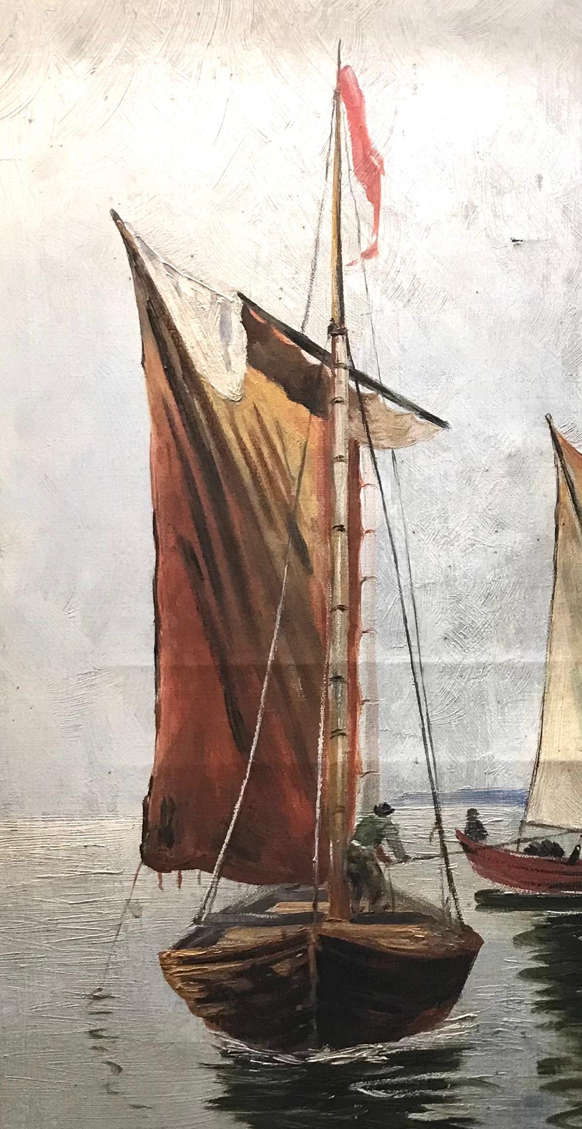 Boat by Ottilie Rittmann - Oil on canvas 3