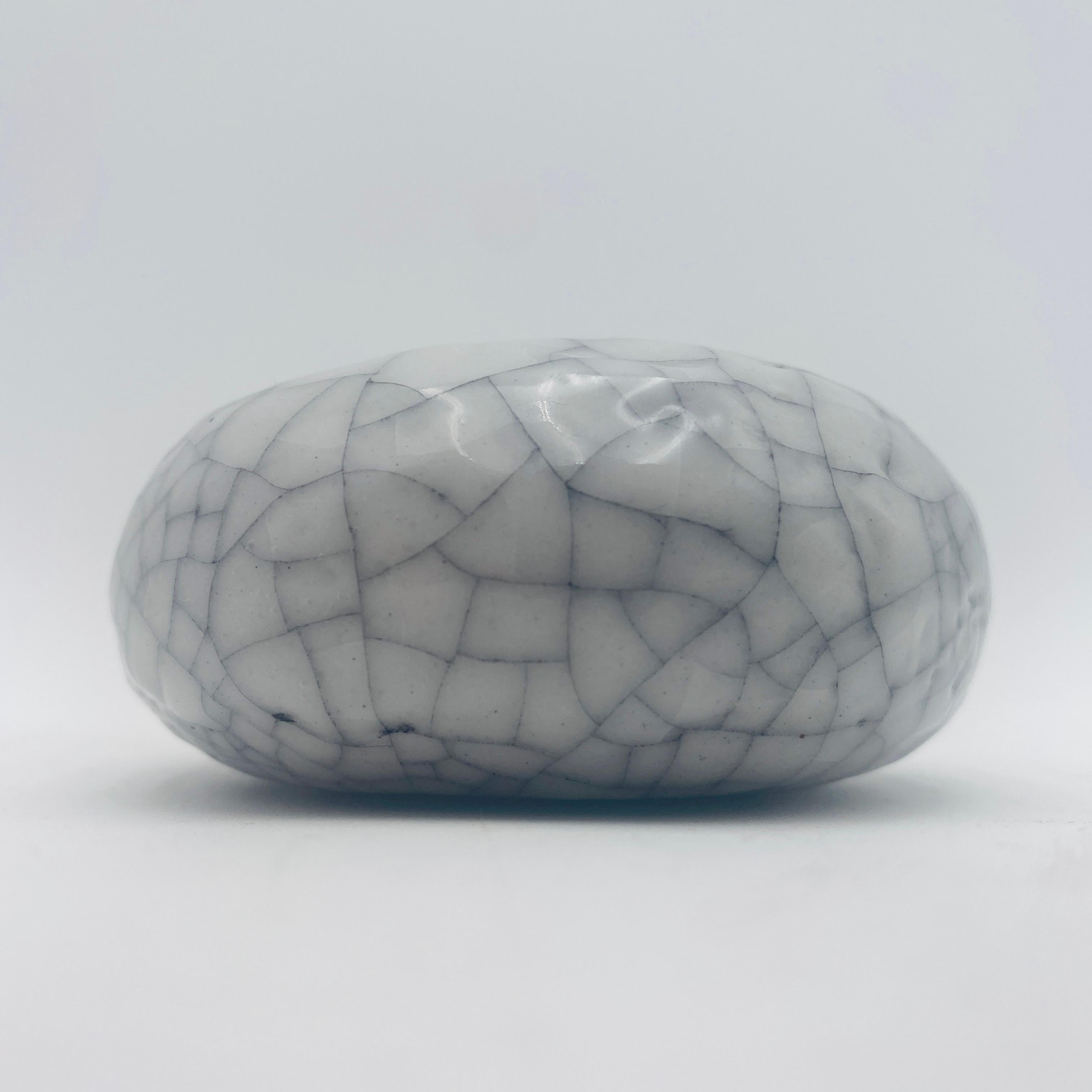 Fine XX secolo Otto and Vivika Heino California Studio Pottery Smalto Crackle in vendita
