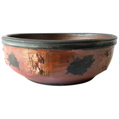 Vintage Massive Otto and Vivika Heino California Studio Stoneware Pottery Bowl