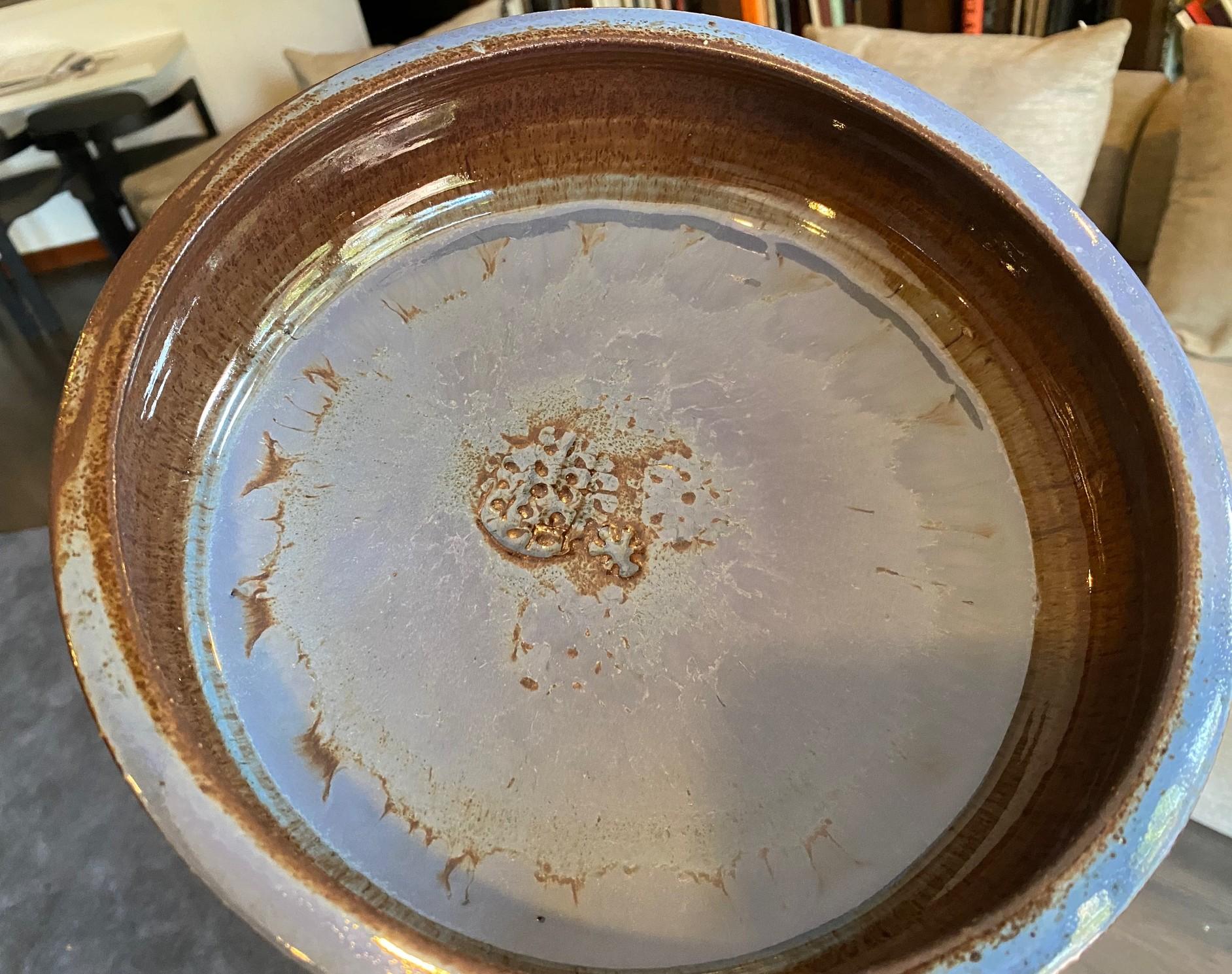 Otto und Vivika Heino Signiert Mitte des Jahrhunderts Moderne Couinard Art Studio Pottery Schale im Angebot 7