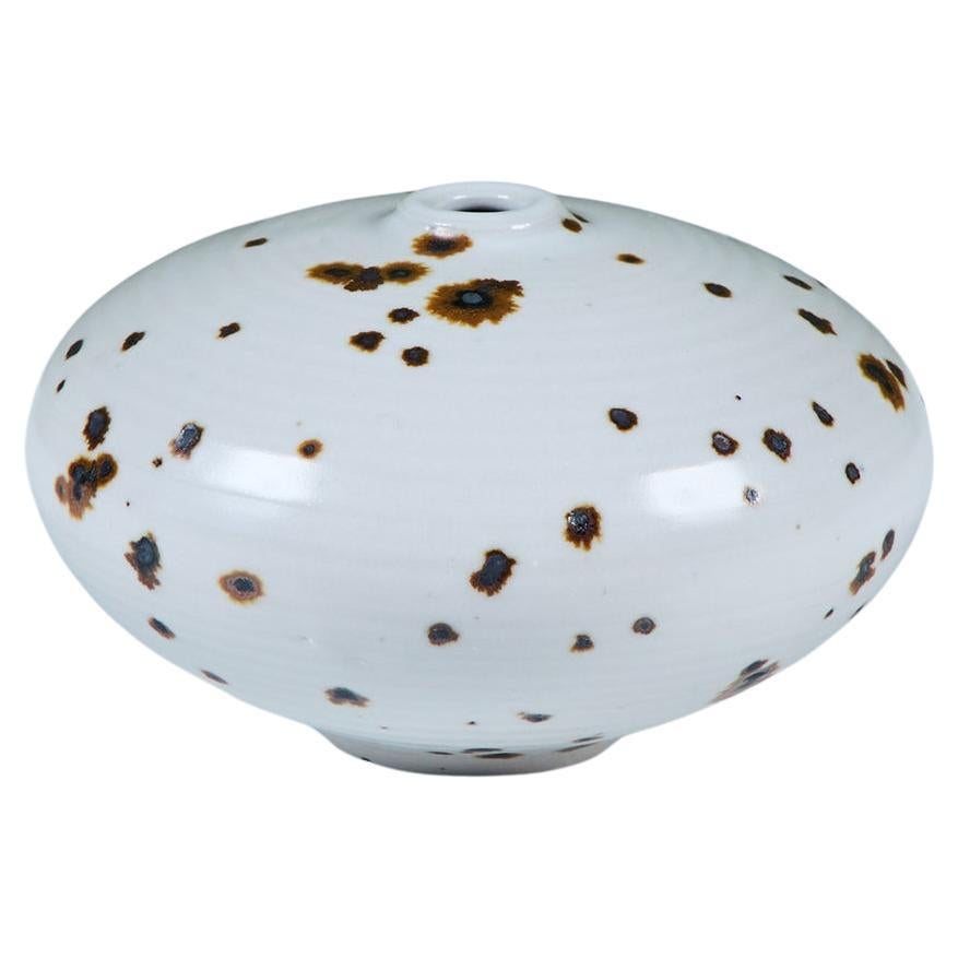 Otto and Vivika Heino Vaso di gemme in ceramica smaltata con macchie di colore