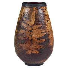 Jarrón de cerámica de Otto and Vivika Heino Studio Pottery
