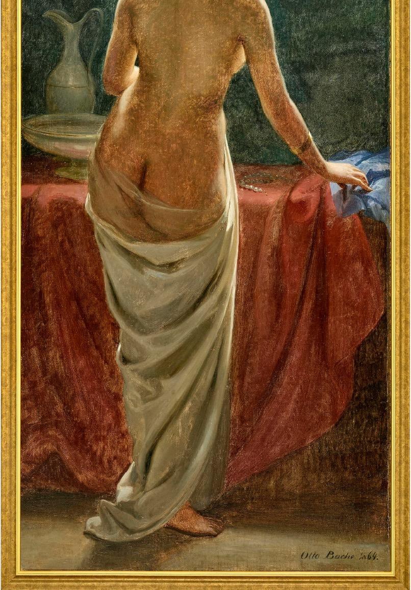 19th Century Neoclassical Scene - Psyche, Oil on Canvas For Sale 2