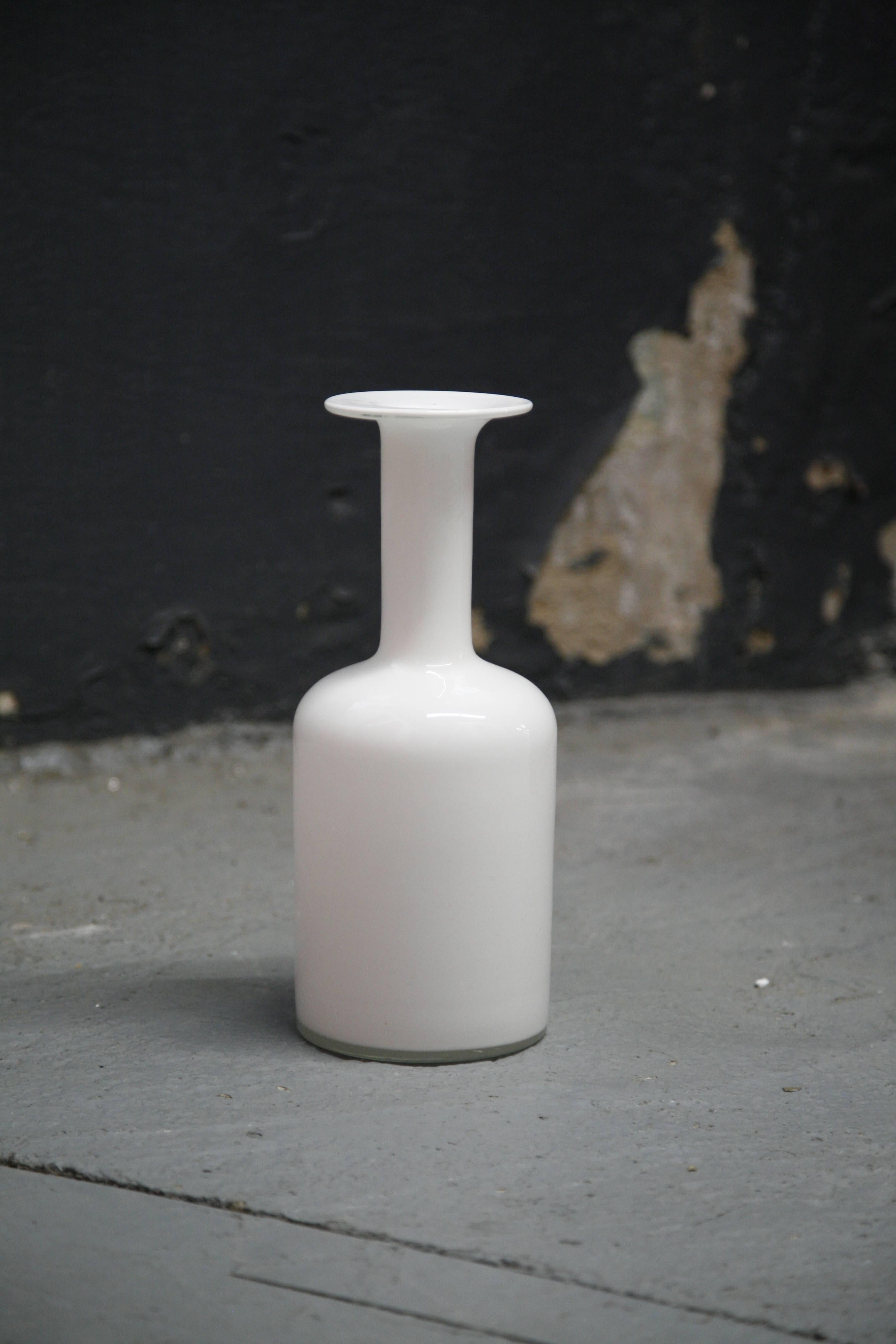 20th Century Otto Bauer Vase by Holmegaard, Denmark, 1970