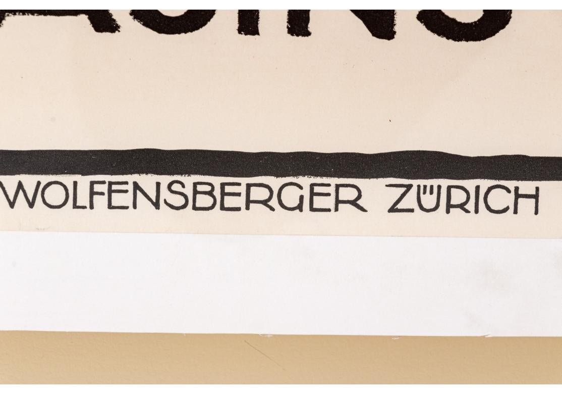 Otto Baumberger Spielwaren Ausstellung Jelmoli Poster - Non encadré en vente 4