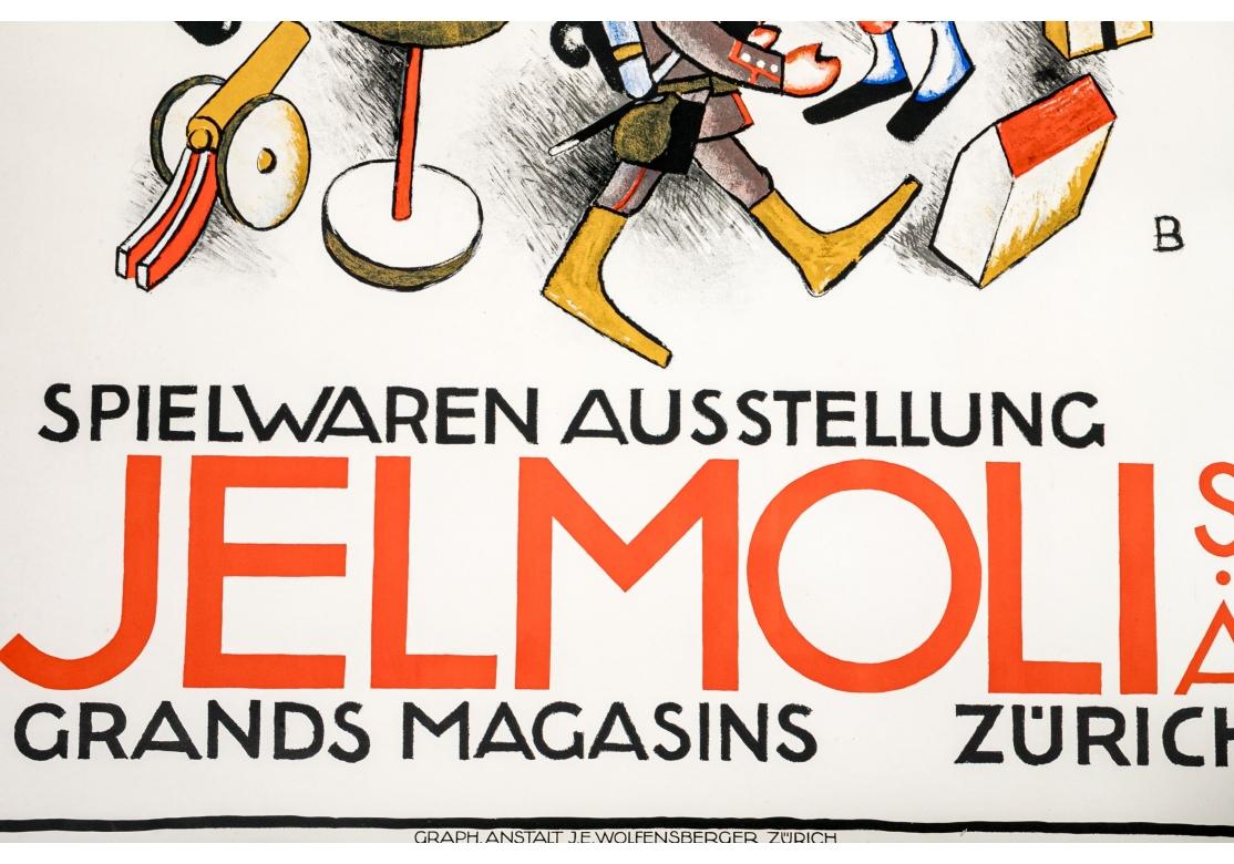 Otto Baumberger Spielwaren Ausstellung Jelmoli Poster - Non encadré en vente 12