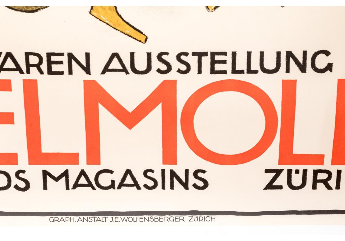 Otto Baumberger Spielwaren Ausstellung Jelmoli Poster - Non encadré Bon état - En vente à Bridgeport, CT