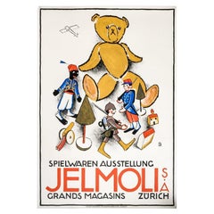 Otto Baumberger Spielwaren Ausstellung Jelmoli Poster - Unframed