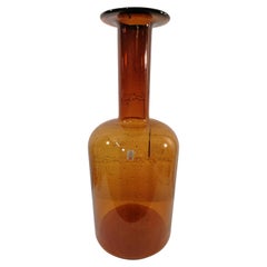 Otto Brauer XXL Scandinavian Vase Bottle Holmegaard, 1960