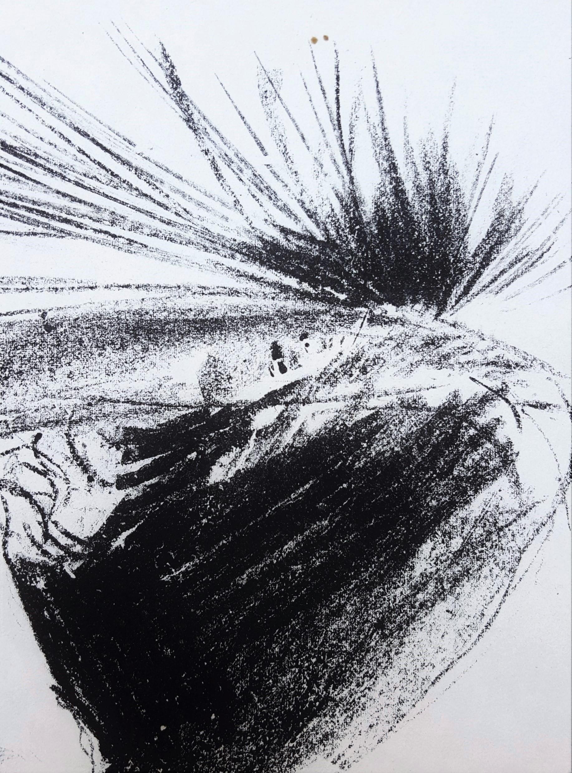 Dame mit Reiher (Woman with a Tuft of Heron Feathers) /// German Expressionism For Sale 7