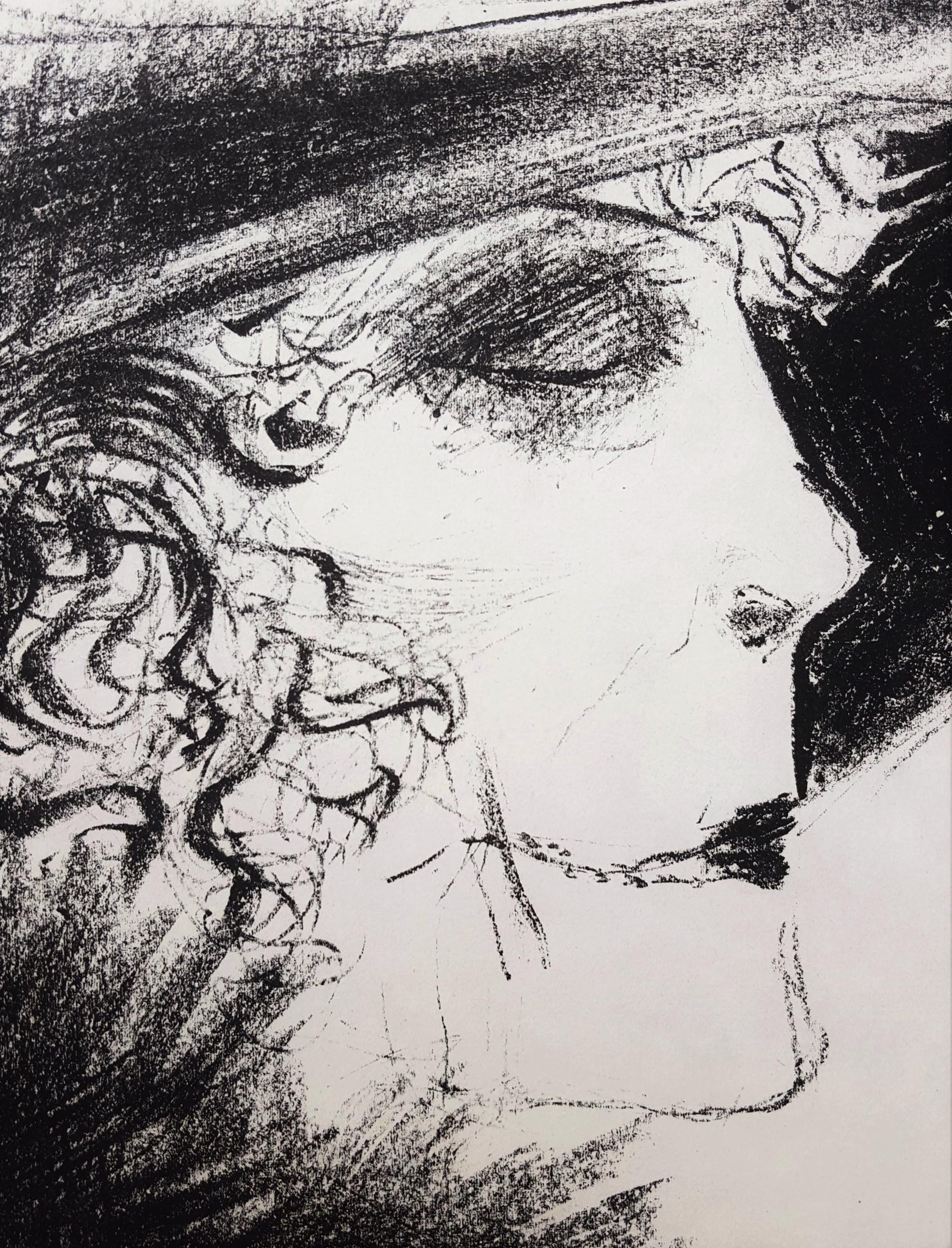 Dame mit Reiher (Woman with a Tuft of Heron Feathers) /// Expressionnisme allemand en vente 6