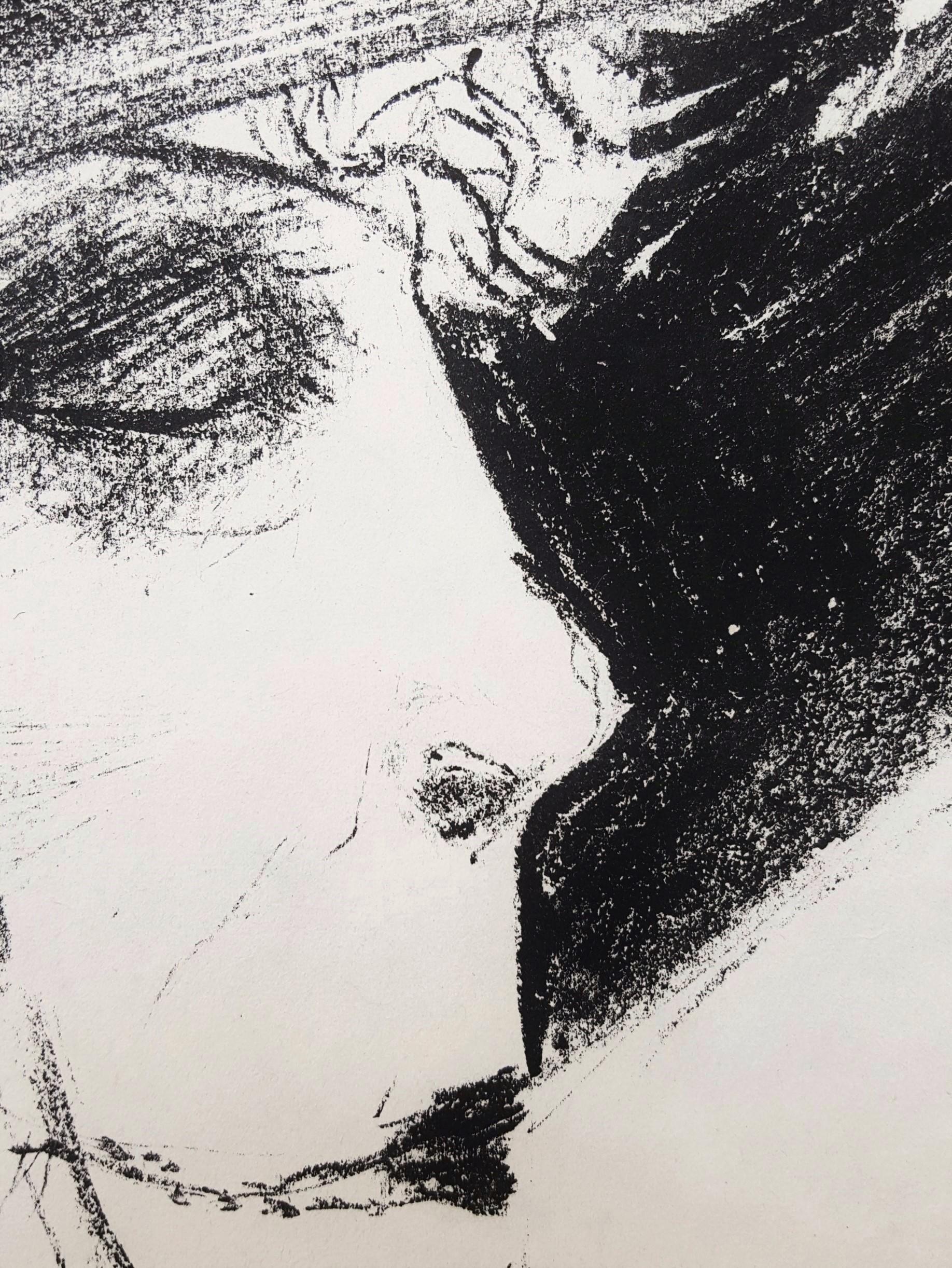 Dame mit Reiher (Woman with a Tuft of Heron Feathers) /// Expressionnisme allemand en vente 7