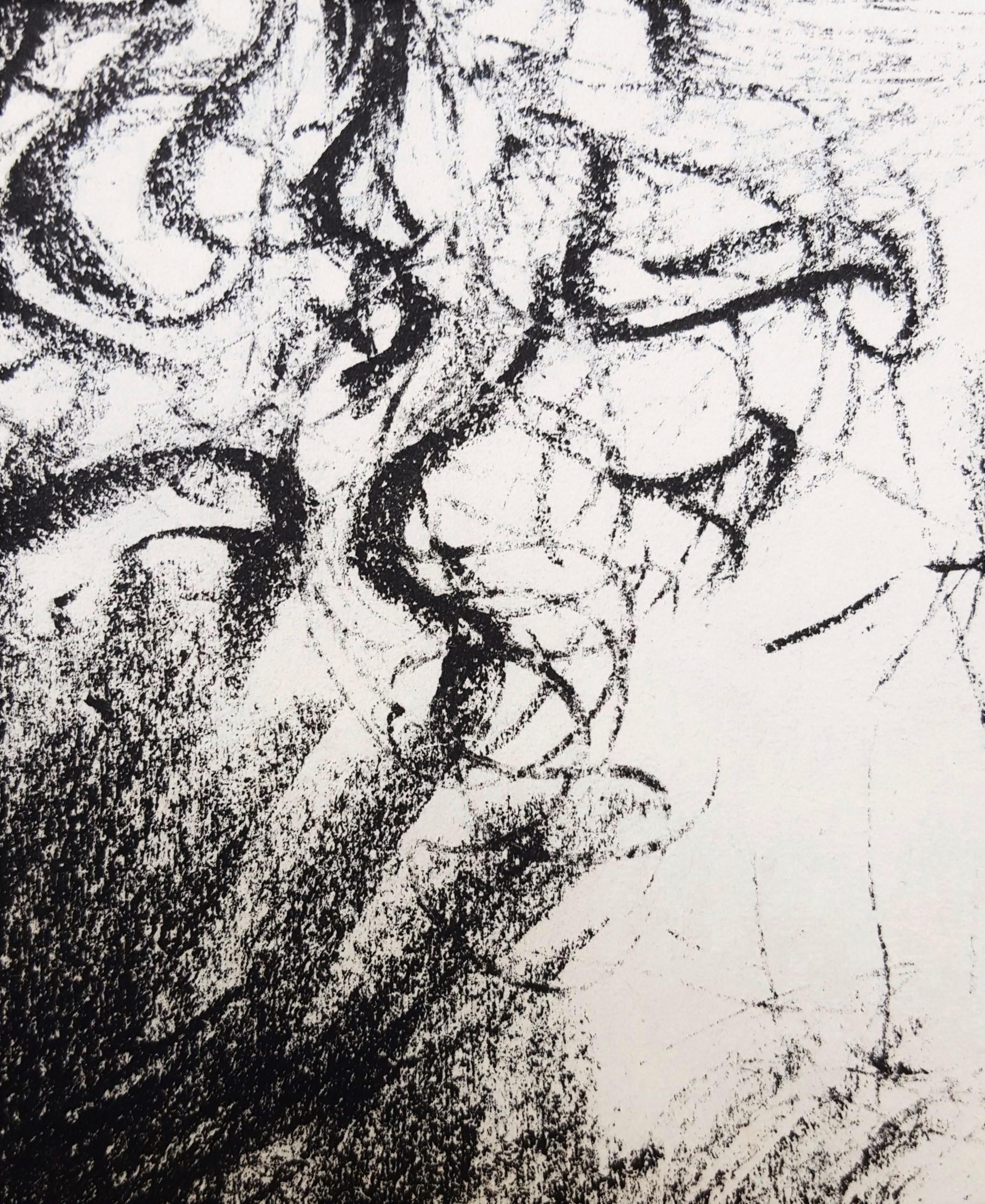 Dame mit Reiher (Woman with a Tuft of Heron Feathers) /// German Expressionism For Sale 11