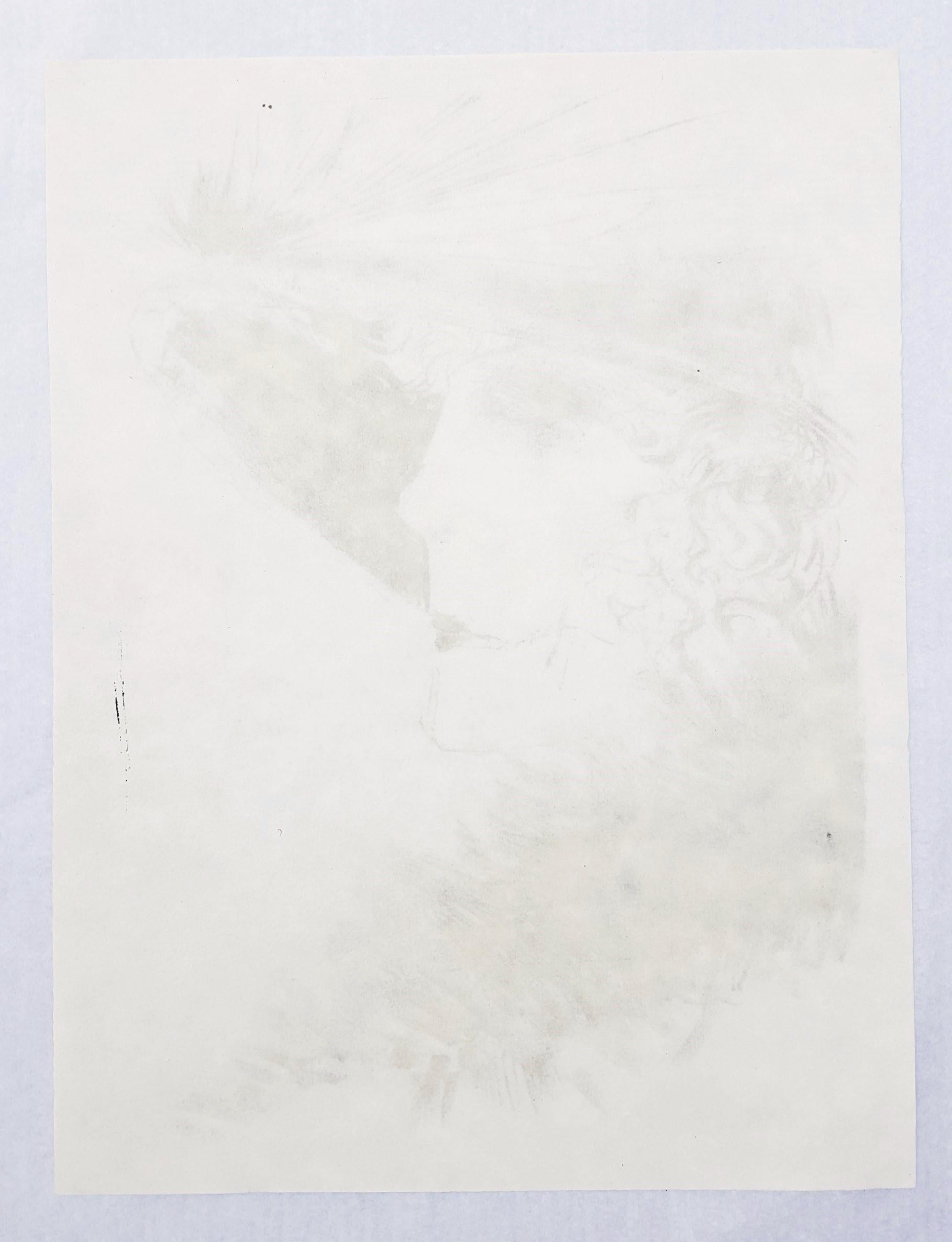Dame mit Reiher (Woman with a Tuft of Heron Feathers) /// Expressionnisme allemand en vente 12