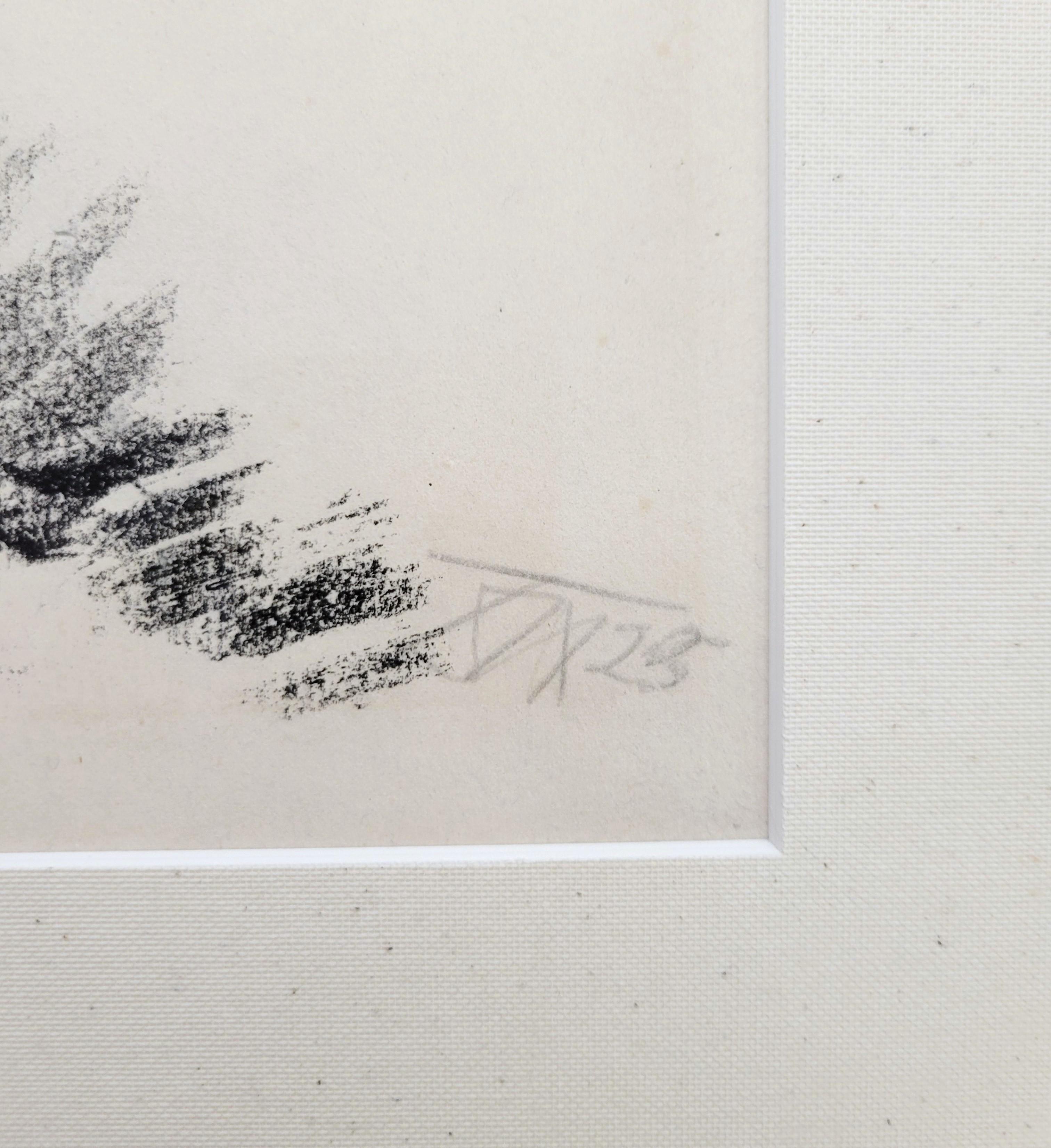 Dame mit Reiher (Woman with a Tuft of Heron Feathers) /// German Expressionism For Sale 3