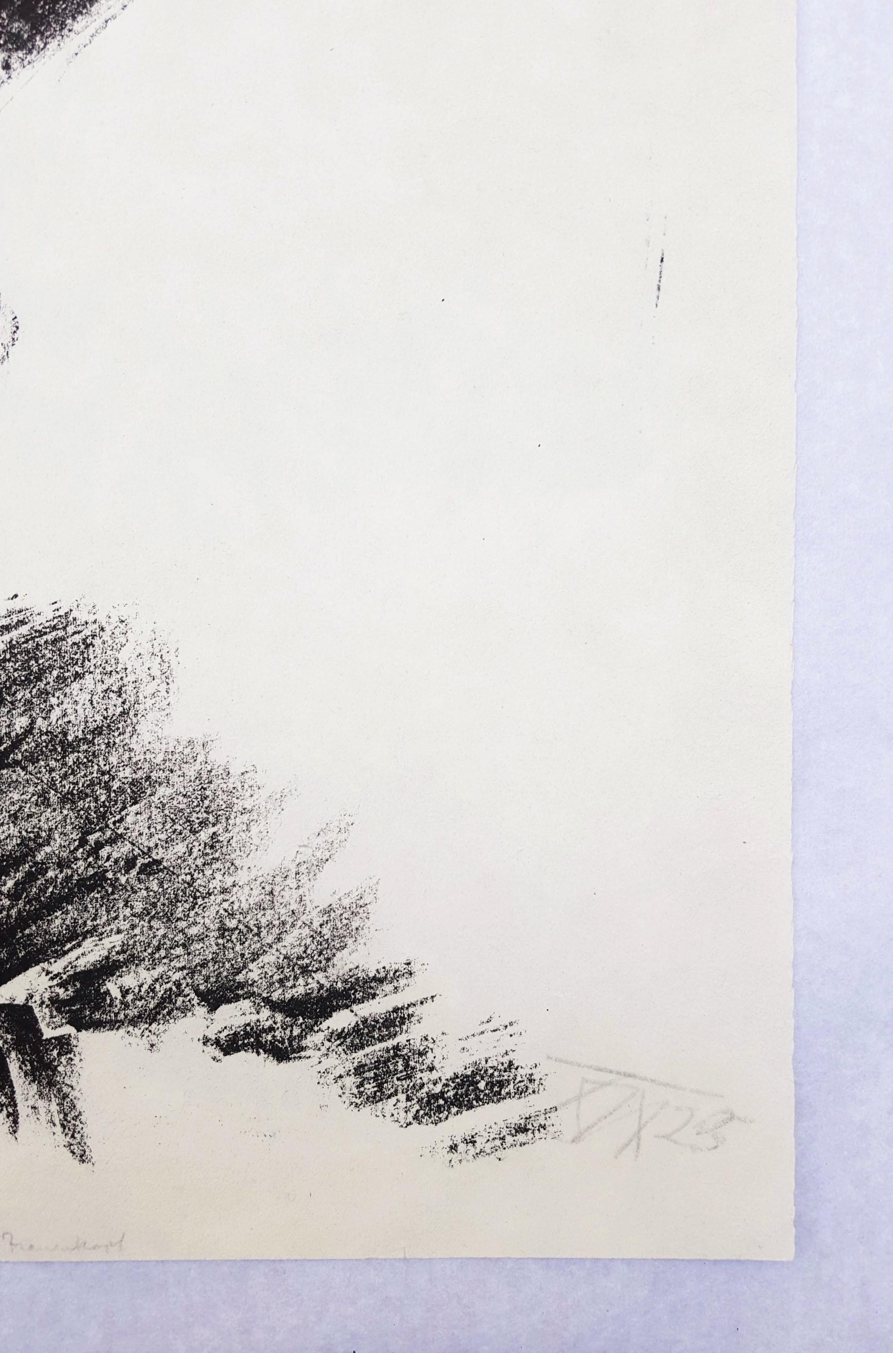 Dame mit Reiher (Woman with a Tuft of Heron Feathers) /// Expressionnisme allemand en vente 1